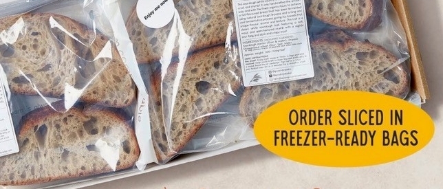 How to freeze sourdough